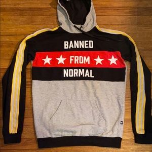 Women’s Adidas “Banned From Normal” Hoodie. Size M